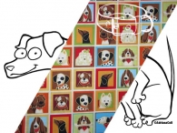 Halsband Briefmarkenhunde